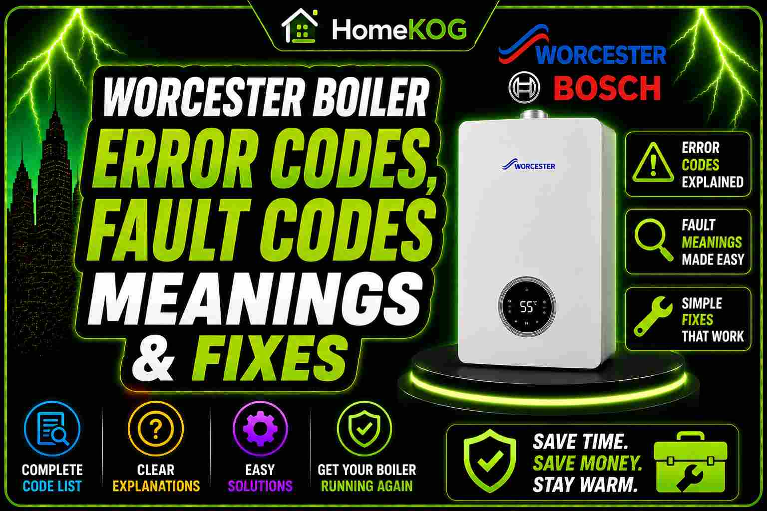 Worcester Bosch Error Codes 2026 | Causes & Fixes Guide